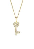 Diamore Collierkettchen »Schlüssel Elegant Diamant (0.20 ct) 585 Gelbgold«