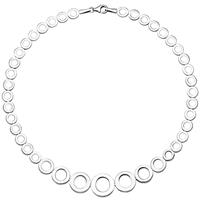 sigo Collier Halskette im Verlauf 925 Sterling Silber 45 cm Kette