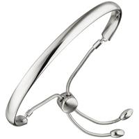 sigo Halbarmreif 925 Sterling Silber Armband Armreif Silberarmband flexibel variabel