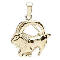 OSTSEE-SCHMUCK Kettenanhänger »Tierkreiszeichen Steinbock Gold 333/000,« (1-tlg)