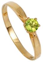 Jobo Goldring, 585 Gold mit Peridot