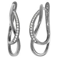 Vivance Klappcreolen »925/- Sterling Silber rhodiniert«