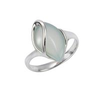Vivance Ring »925/- Sterling Silber Aqua Achat«