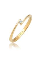 Diamore Ring »Verlobung Diamant 0.03 ct. Elegant 585 Gelbgold«