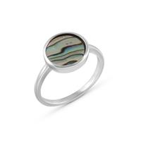Vivance Ring »925-/ Sterling Silber rhodiniert Abalone«