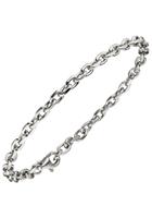 Jobo Silberarmband, Ankerarmband 925 Silber diamantiert 21 cm
