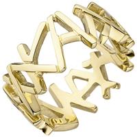 SIGO Damen Ring breit 585 Gold Gelbgold Goldring