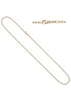 Jobo Goldkette, Kugelkette 585 Roségold 45 cm 2,0 mm