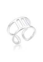 Elli Fingerring »Basic Geo Blogger Must-Have Silber«