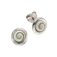 Zeeme Ohrstecker »925/- Sterling Silber Muschel«