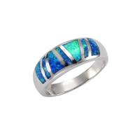 Vivance Ring »925/- Sterling Silber synth. Opal«