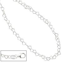 sigo Kinder Collier Halskette aus Herzen Herzchen 925 Sterling Silber 35 cm Kette