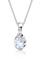 Elli Dames Drop met Zirkonia Stenen met Kristal in 925 Sterling Zilver