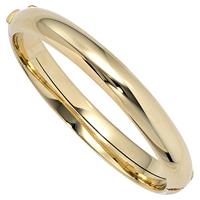 SIGO Armreif Armband oval 585 Gold Gelbgold Goldarmreif Kastenschloss