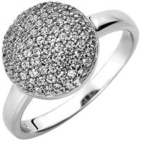 SIGO Damen Ring 925 Sterling Silber 78 Zirkonia Silberring