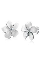 Elli Dames Frangipani Bloem Natuur Bloem Email in 925 Sterling Zilver