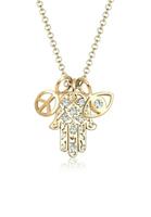 Elli Collierkettchen »Hamsa Peace Evil Eye Swarovski Kristalle«