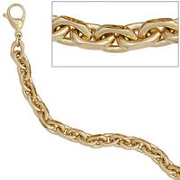 SIGO Ankerarmband 585 Gold Gelbgold 21 cm Armband Goldarmband Karabiner