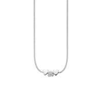 CAÏ Collier 925/- Sterling Silber rhodiniert Zirkonia