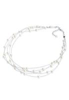 Elli Perlenkette »Multi-Chain Swarovski Perlen 925 Sterling Silber«