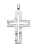 Adelia´s Kettenanhänger »Silber 925 Sterling Silver Kreuz Anhänger«, 925 Sterling Silber