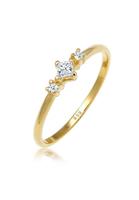 Diamore Diamantring »Prinzessschliff Diamant (0.15 ct) 585 Gelbgold«