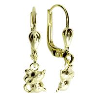 OSTSEE-SCHMUCK Paar Ohrstecker - Mäuschen - Gold 333/000 -, (2-tlg)