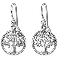 SIGO Ohrhänger Baum 925 Sterling Silber Ohrringe Silberohrringe