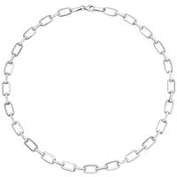 sigo Collier Halskette 925 Sterling Silber 154 Zirkonia 45 cm Kette Silberkette