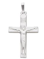 Adelia´s Kettenanhänger »Silber 925 Sterling Silver Kreuz Anhänger«, Korpus 925 Sterling Silber