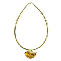 OSTSEE-SCHMUCK Collier »Jula Gold 333/000 Bernstein« (1-tlg)