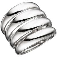 SIGO Damen Ring breit 925 Sterling Silber rhodiniert Silberring