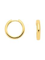 Adelia´s Paar Creolen »Gold 8 k (333) Ohrringe - Creolen«, 8 k 333 Gelbgold Ø 1.7 cm