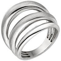 SIGO Damen Ring mehrreihig 925 Sterling Silber Silberring