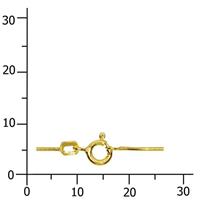 OSTSEE-SCHMUCK Goldkette »Schlange 0,8 Gold 333/000,« (1-tlg)