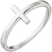 SIGO Damen Ring Kreuz 375 Gold Weißgold Weißgoldring Kreuzring