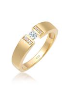 Diamore Diamantring »Verlobung Diamant 0.16 ct. 585 Gelbgold«