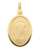 Adelia´s Kettenanhänger »Gold 14 k (585) Schmuck Medaille«, Madonna 14 k 585 Gelbgold