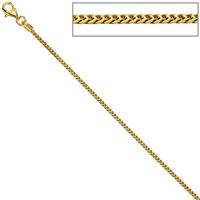 SIGO Bingokette 585 Gelbgold 1,5 mm 45 cm Gold Kette Halskette Goldkette Karabiner