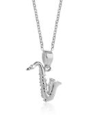 Nenalina Collierkettchen »Saxophon Symbol Musik Instrument 925 Silber«