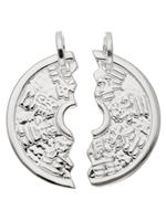 Adelia´s Kettenanhänger »Silber 925 Sterling Silver Motiv - Anhänger«, Partneranhänger 925 Sterling Silber Ø 2.21 cm