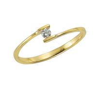 Orolino Ring »585/- Gelbgold Brillant«