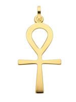 Adelia´s Kettenanhänger "333 Gold Kreuz Anhänger Lebenszeichen", Goldschmuck für Damen & Herren