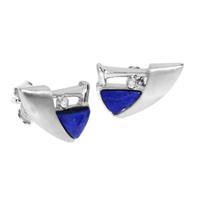 OSTSEE-SCHMUCK Paar Ohrstecker »Sigri Silber 925/000 Lapis« (2-tlg)