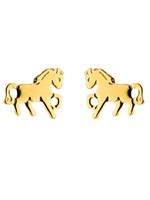 Adelia´s Paar Ohrstecker »Gold 14 k (585) Ohrringe - Ohrstecker«, Pferd 14 k 585 Gelbgold