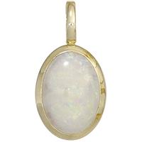 SIGO Anhänger oval 585 Gold Gelbgold 1 Opal Goldanhänger