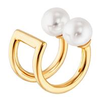 CAÏ Ear Cuff »925/-Sterling Silber vergoldet Perlen«