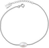Ailoria Armband »MISAKI Armband Silber/weiße Perle«, Größenverstellbar