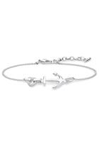 Thomas Sabo Silberarmband »Anker mit Herz, A1854-051-14-L19v«, mit Zirkonia