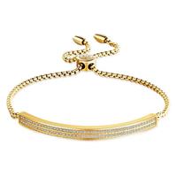 Ailoria Armband »ADRIANA Armband Gold«, Größenverstellbar